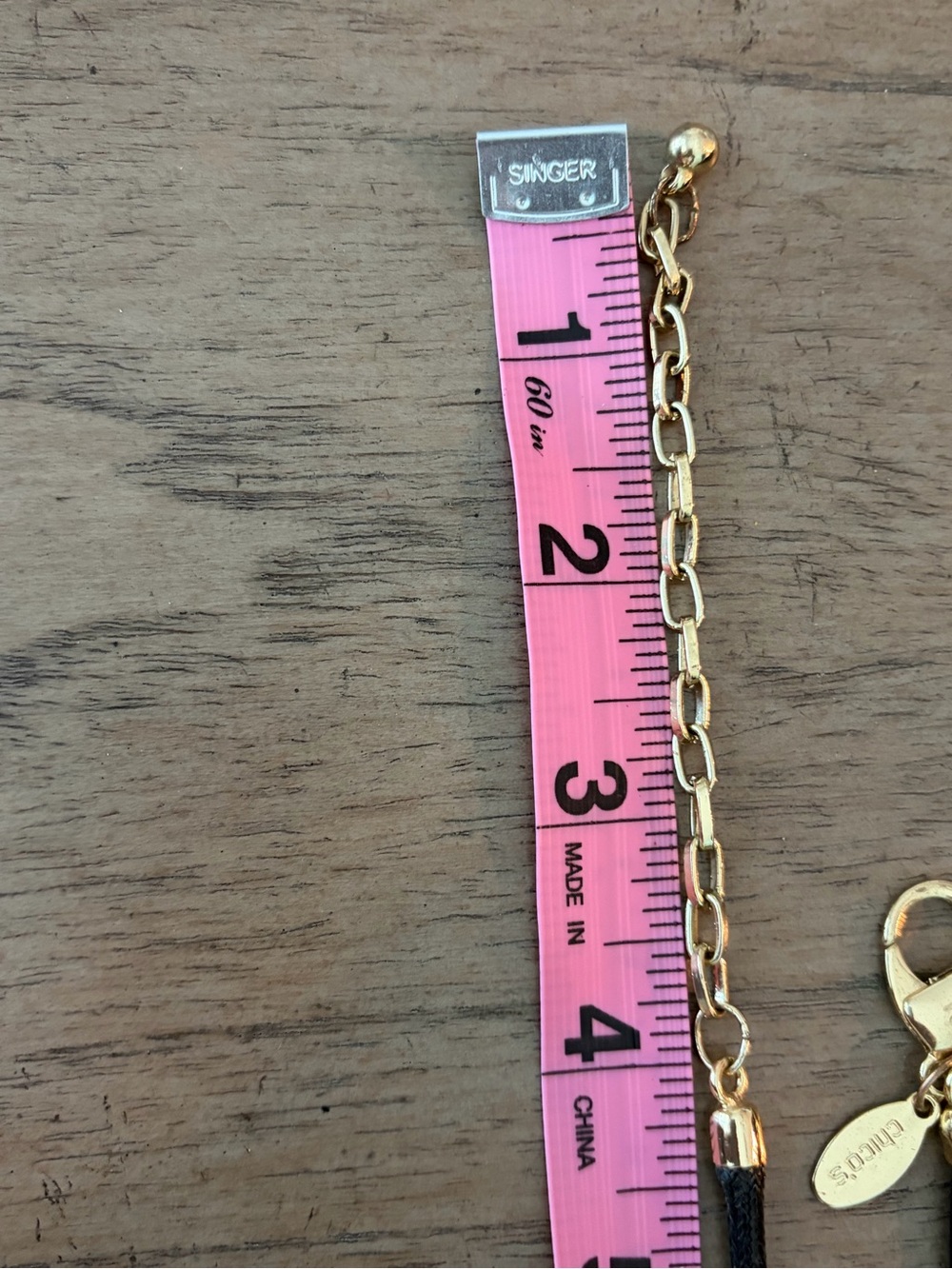 Chico's Leopard-Print Pendant Necklace with Black and Gold Accents - Picture 5 of 6